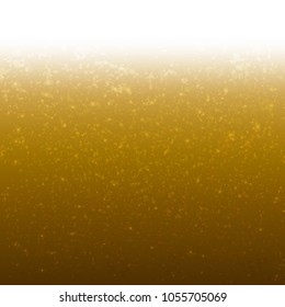 Golden Background With Glitter With Gradient Mesh, Vector Illustration