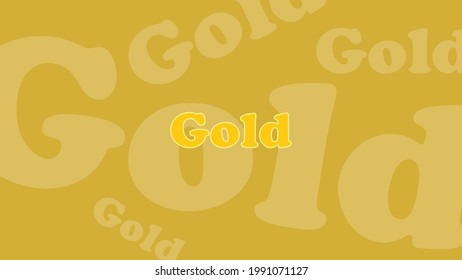 fondo dorado con patrón de letras doradas