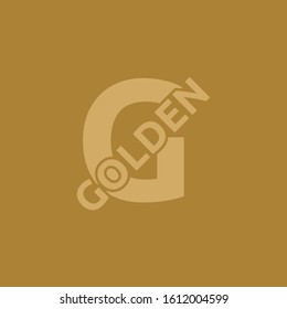 golden background golen word G letter for Golden