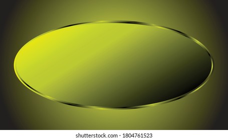 Golden background. Gradient. Oval areas.