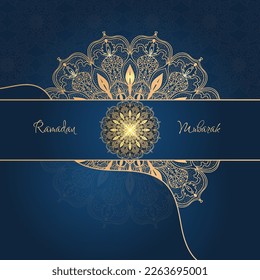 goldener Hintergrund Mandala-Vorlagendesign