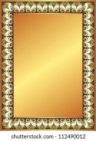 golden background with ornaments