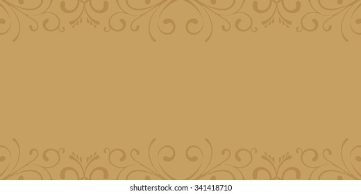 Golden Background with Ornaments