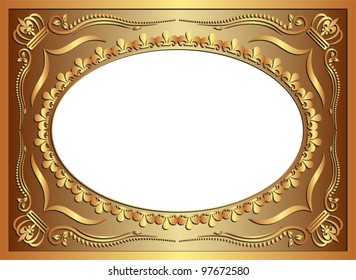 golden background with ornaments