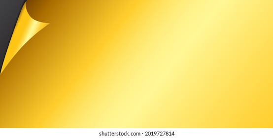 Fondo dorado con efecto plegable de papel