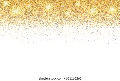 Golden background. The Golden rain.