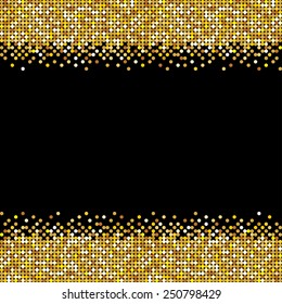 Golden background with space for your text 