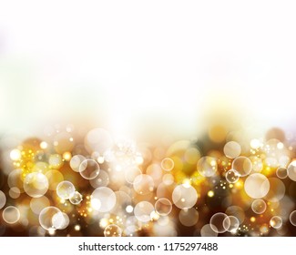 golden background of sparkles
