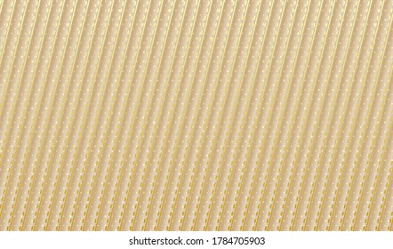 Golden background with stripes and glitter. Vector EPS10