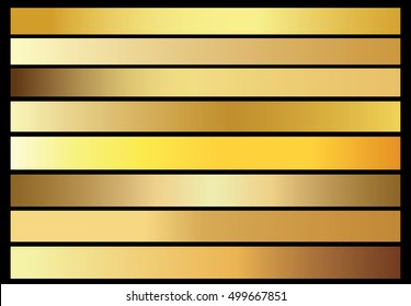Golden background texture vector icon seamless pattern. Light, realistic, elegant, shiny, metallic and golden gradient illustration. Gradient mesh vector. Design for frame, ribbon, coin, abstract.