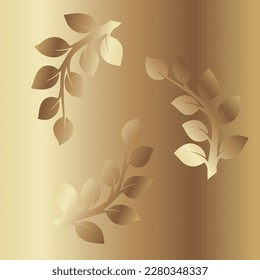 GOLDEN BACKGROUND VECTOR ART  DESIGN