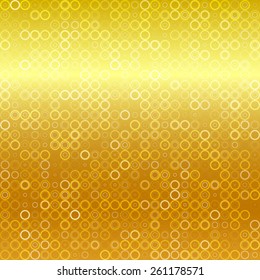 Golden background. Vector illustration.