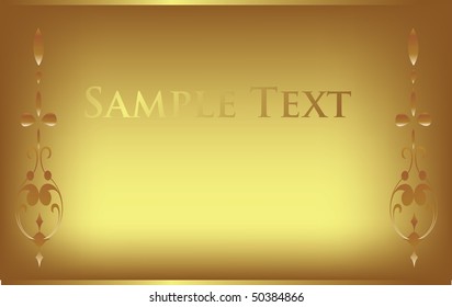 Golden background.Vector