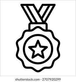 Golden Badge Icon Element For Design