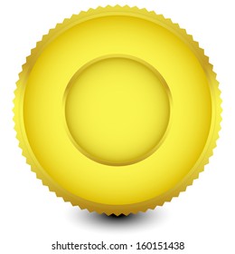Golden Badge template
