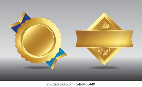 Golden Badges for various occasions 