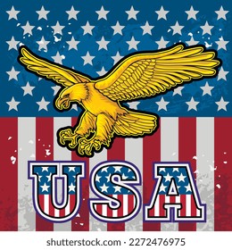 golden bald eagle, american coat of arms,
