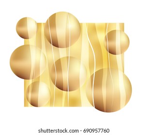 golden balls,abstract background