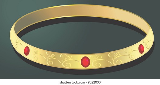 golden bangle 	