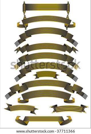 golden banner