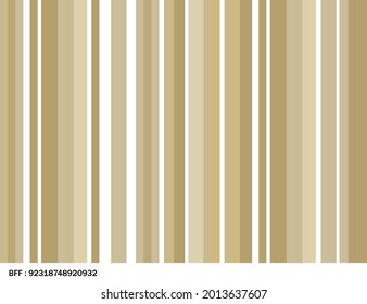 Golden barcode template - stock vector illustration isolated on white background 