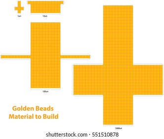 Golden Beads Material to Build