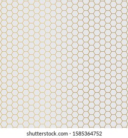golden bee honeycomb background- vector illustration