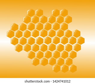 golden beehive backgrounds and templates