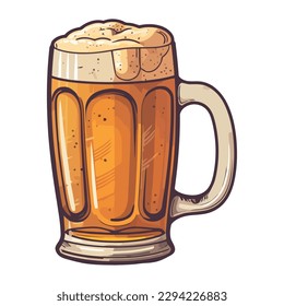 golden beer drink drawn icon