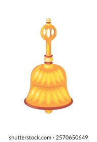 golden bell losar isolated design