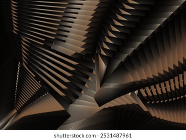 golden black background, creative dynamic pattern, vector design texture