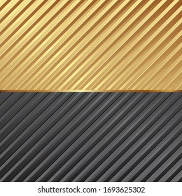 golden and black background with diagonal stripes