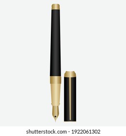 Golden with black combination vector pan