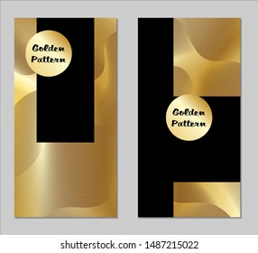 Golden and Black Covers with Form.