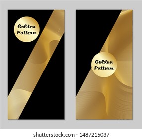 Golden and Black Covers with Form.