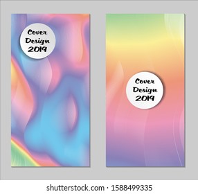 Golden and Black Covers with Form. Two Dark Vertical Covers with Gold Background.
