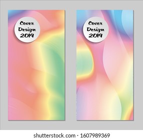 Golden and Black Covers with Form. Two Dark Vertical Covers with Gold Background.