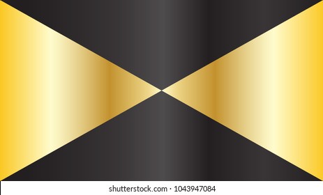 Golden and Black Gradient, geometric pattern Background, Vector illustration