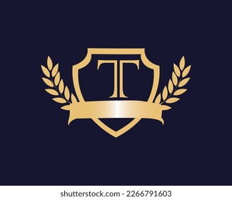 Golden Black Sheild Of T