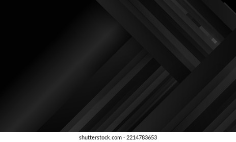 Golden black wave on black background , luxury modern concept. vector illustration for design.
