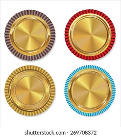 Golden blank labels