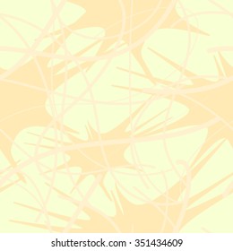 Golden blots seamless pattern. Gold background. Vector illustration
