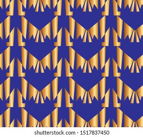 Golden and blue contrast pattern design for wallpaper and best background 