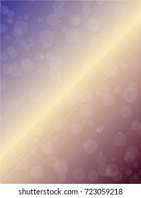 golden blue purple stripes gradient abstract background with transparent bubble circles