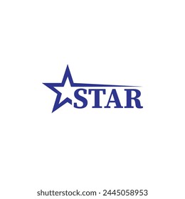 Golden blue Star logo vector stars icon creative star logo