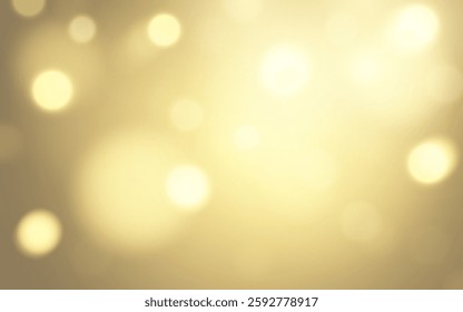 Golden Bokeh Dream Soft Glowing Lights with a Luxurious Feel, Background decoration