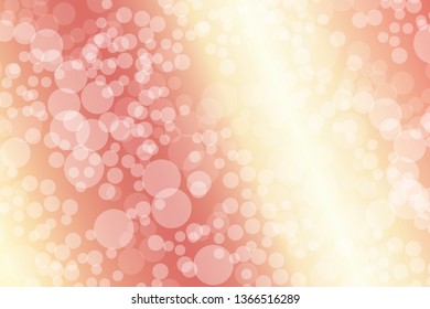Golden Bokeh lights gradient background template. 