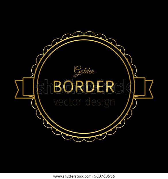 Golden border on the\
label