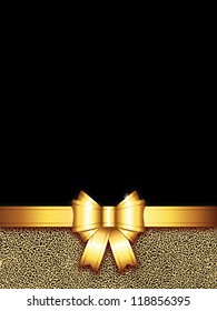 golden bow background (also available jpg version)