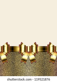 golden bow background (also available jpg version)